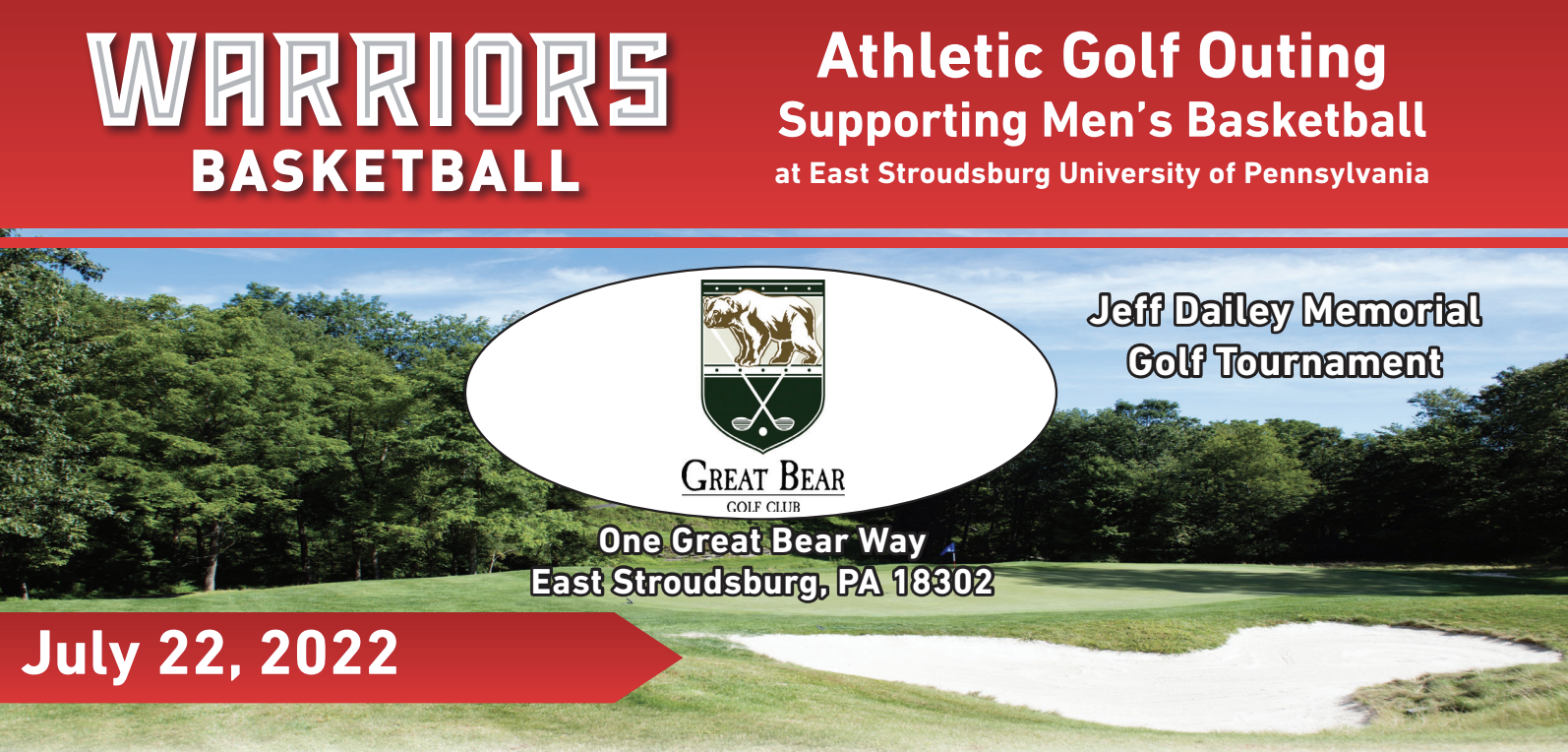 Warriors Athletic Golf Outing Supporting Men's Basketball