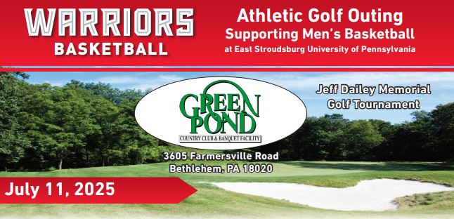 Warriors Athletic Golf Outing Basketball Banner